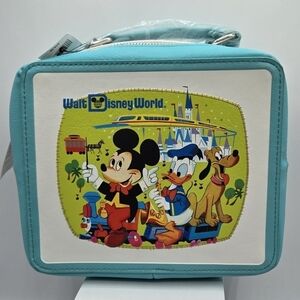 Loungefly Disney Parks 50th Anniversary Vault Collection Lunchbox Crossbody Bag